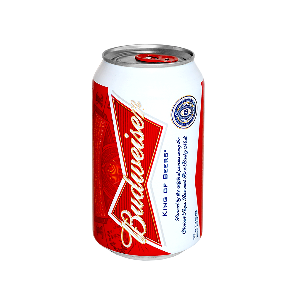 Inhal'Nation - Budweiser Beer - Stash Can - 355ML