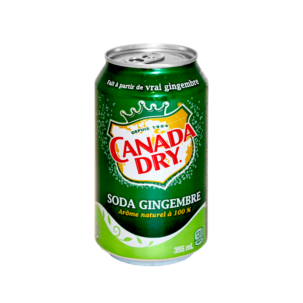 Inhal'Nation - Canada Dry Ginger Ale - Stash Can - 355ML