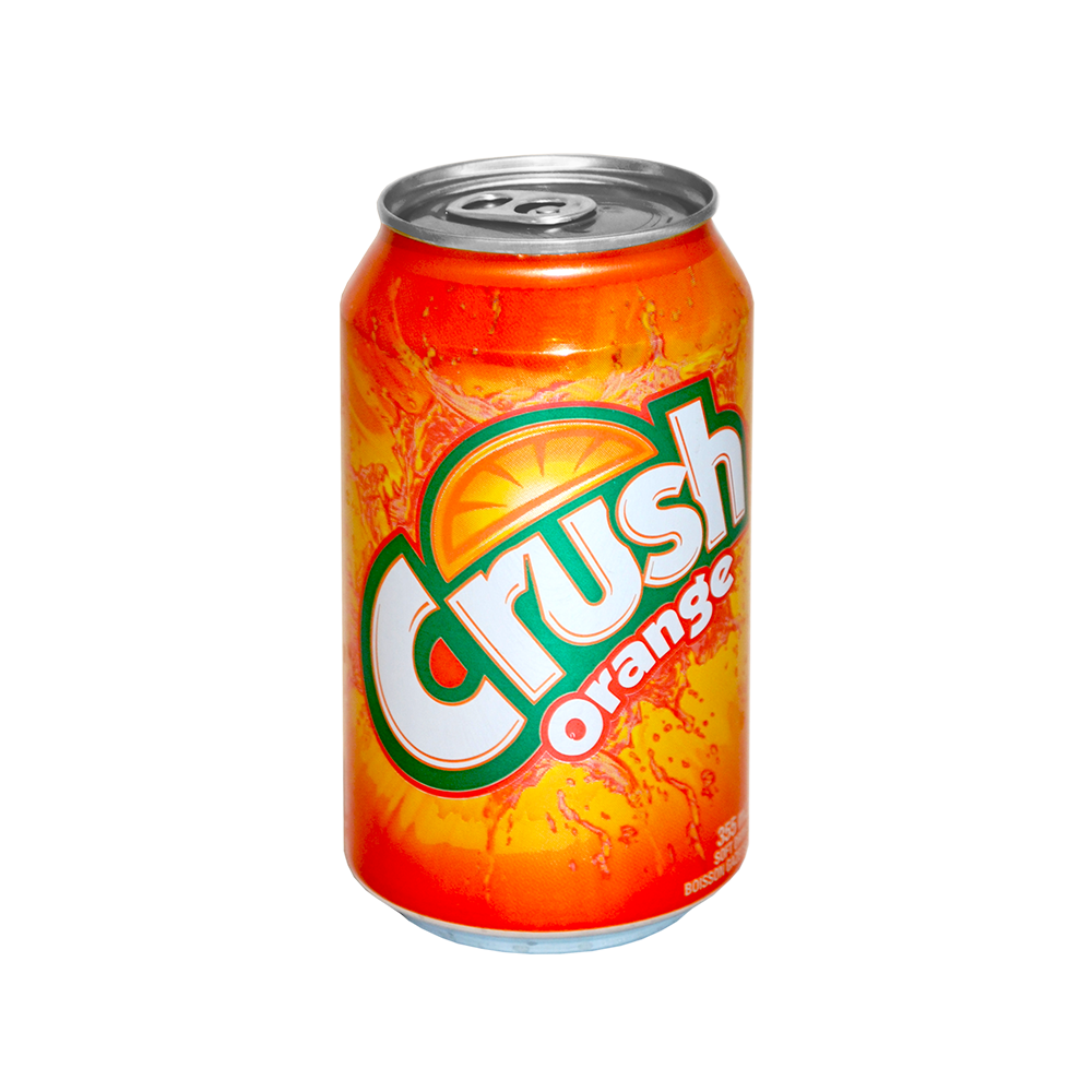 Inhal'Nation - Crush Orange Soda - Stash Can - 355ML