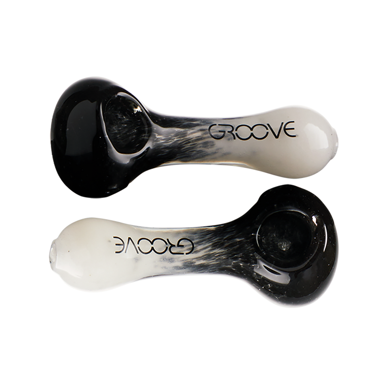 Groove - Fritted Spoon Pipe - 4.5"