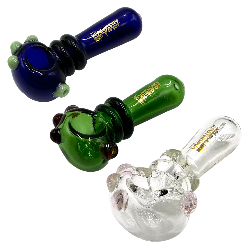 Amsterdam Glass - Spoon Pipe - 4" - Asst Colours