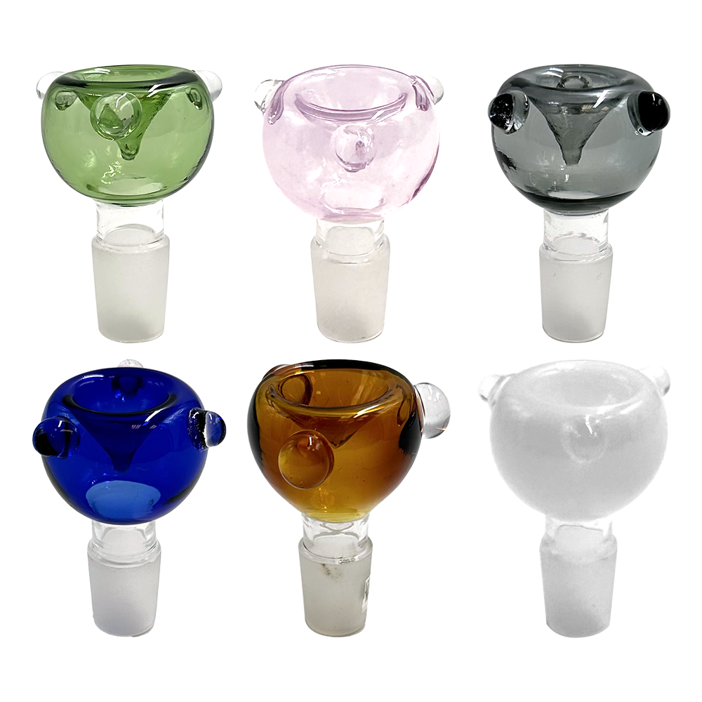 Glass Bowl - Assorted Colours - 19mm Male