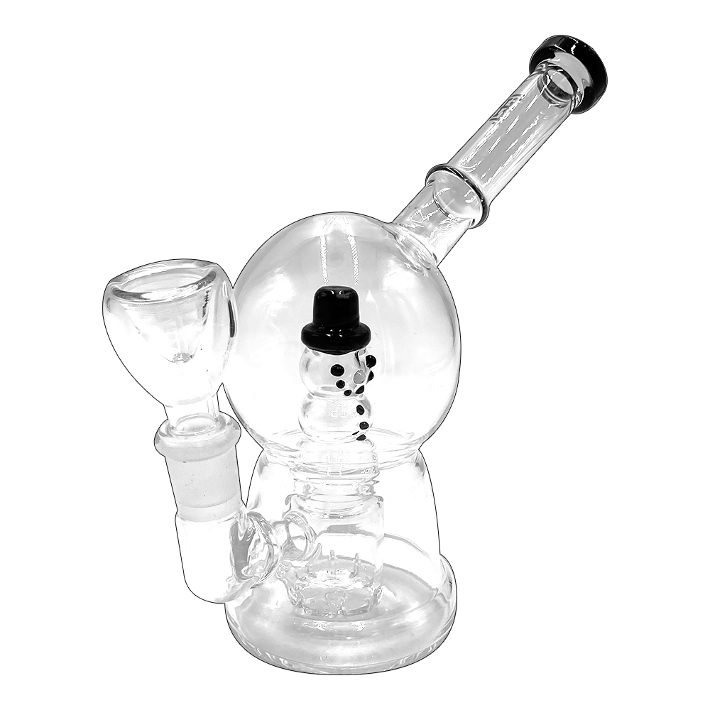 Hemper - Snowman Glass Bong - 7"