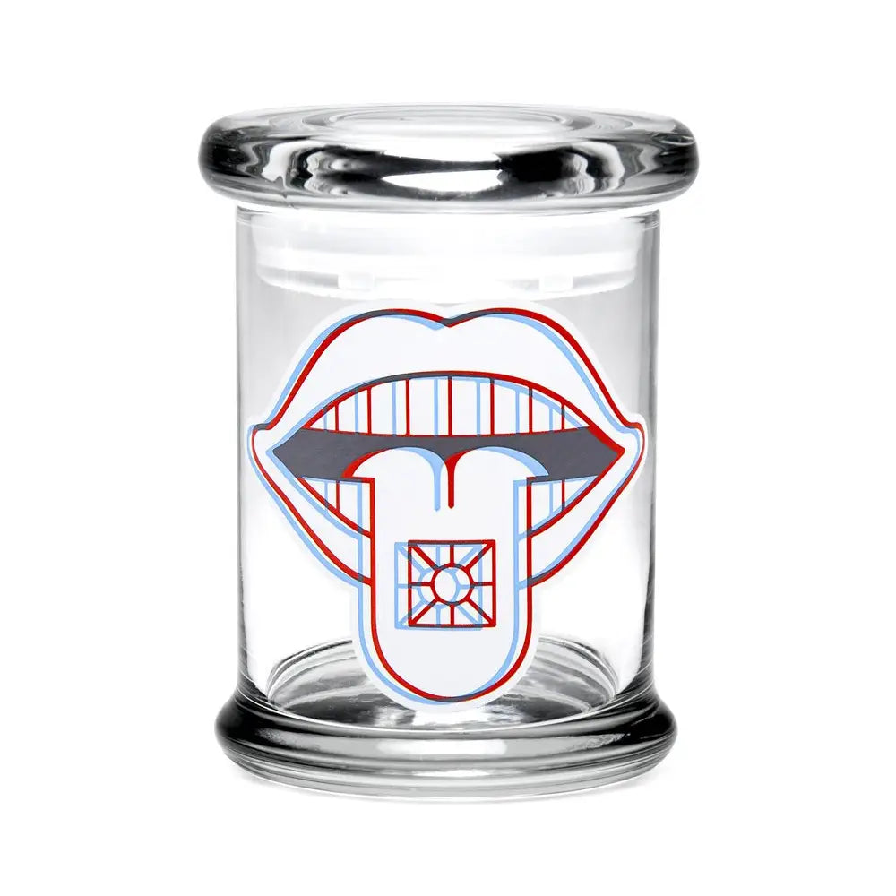 420 Science - Pop Top Glass Jar - Medium - 3D Acid Eater