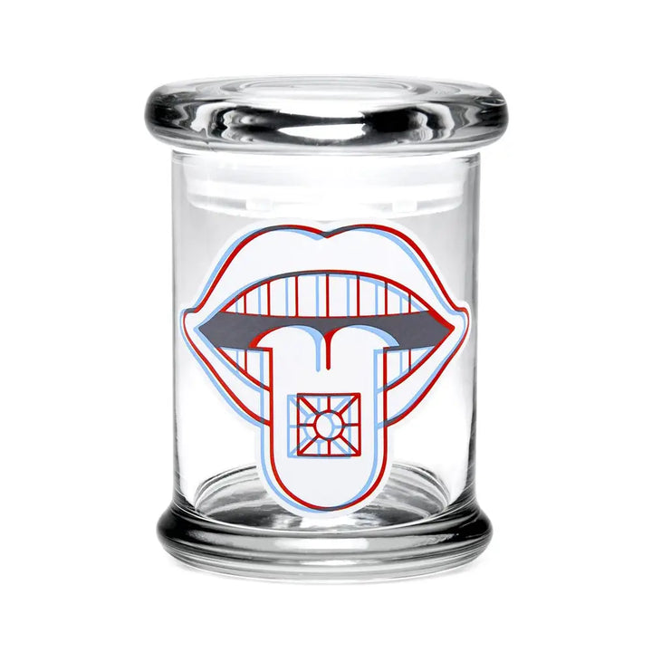 420 Science - Pop Top Glass Jar - Medium - 3D Acid Eater