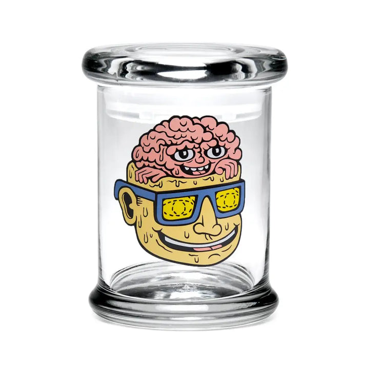 420 Science - Pop Top Glass Jar - Medium - Head Popper