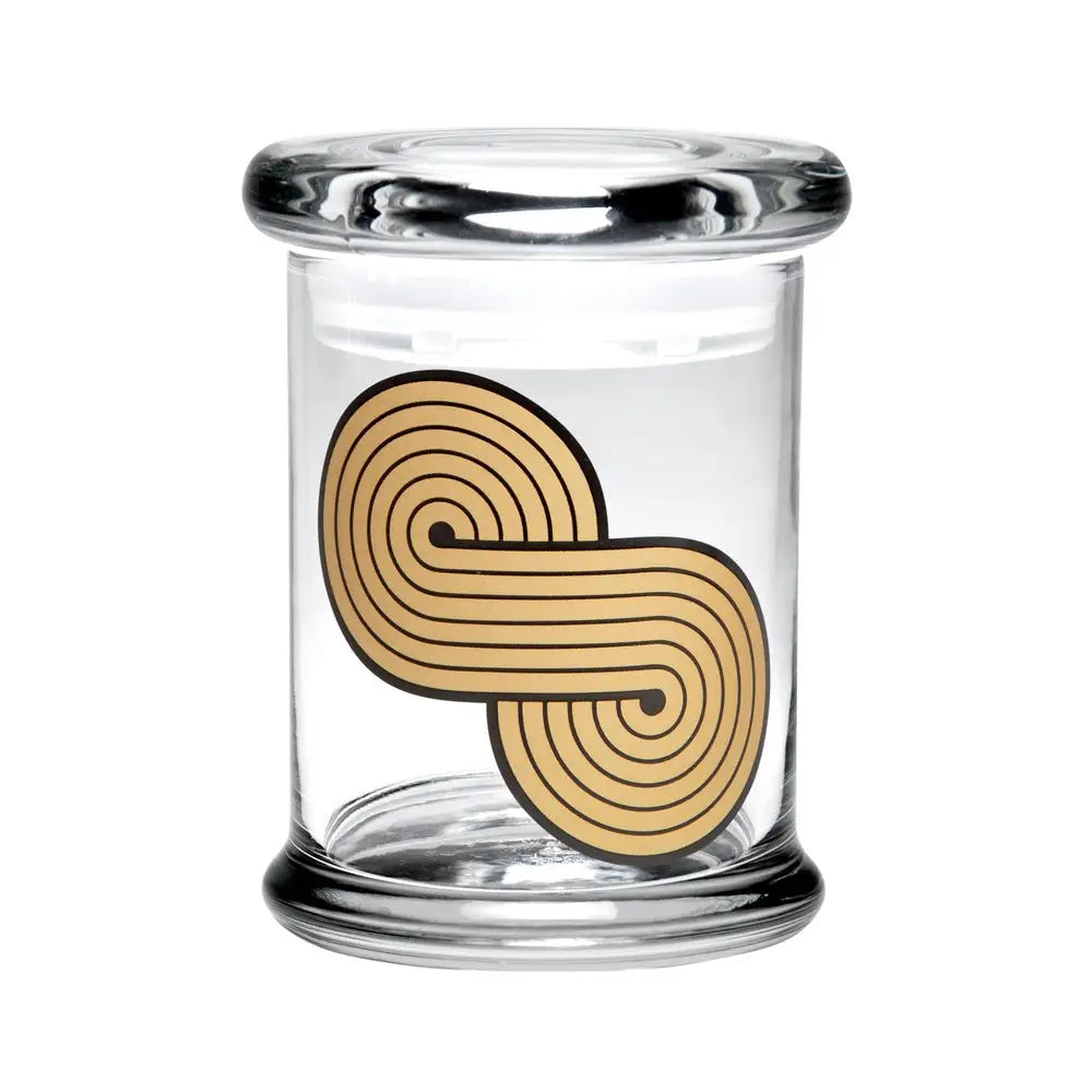 420 Science - Pop Top Glass Jar - Medium - Infinite Loop