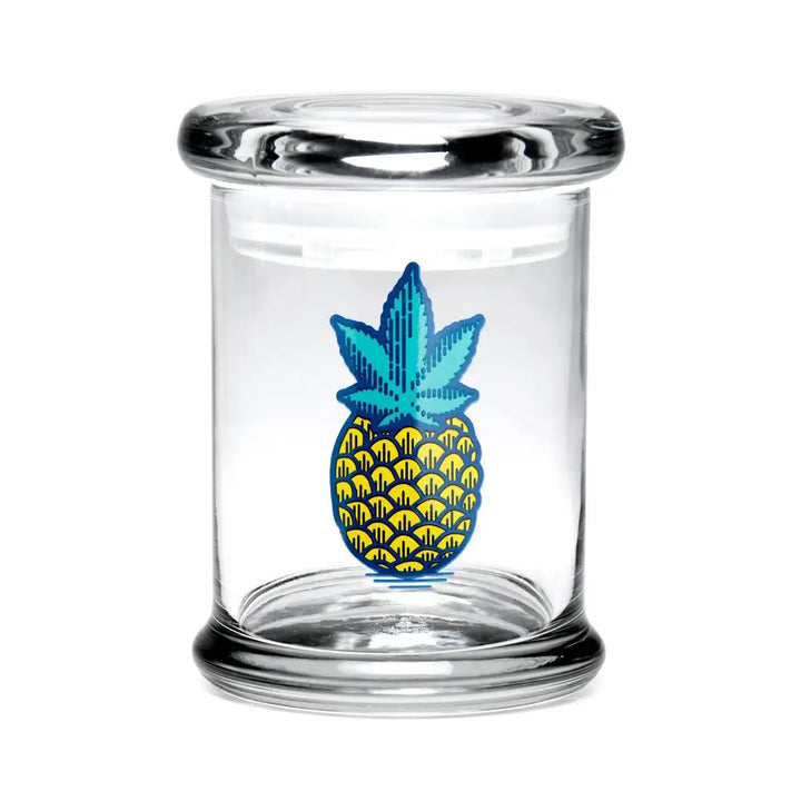 420 Science - Pop Top Glass Jar - Medium - Pineapple