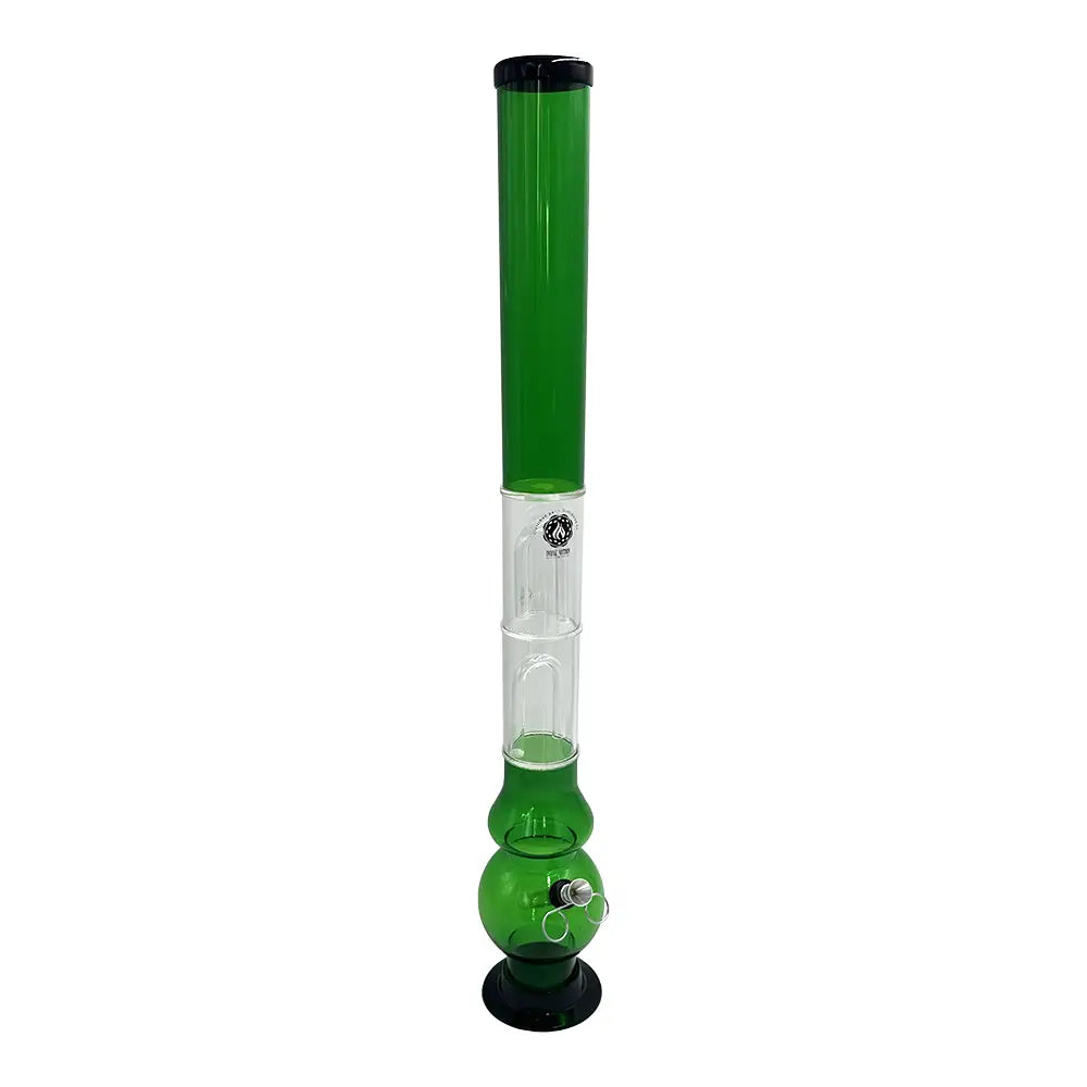 Acrylic Bong - Bubble Base - Multi Perc - 24’’ - Random Color