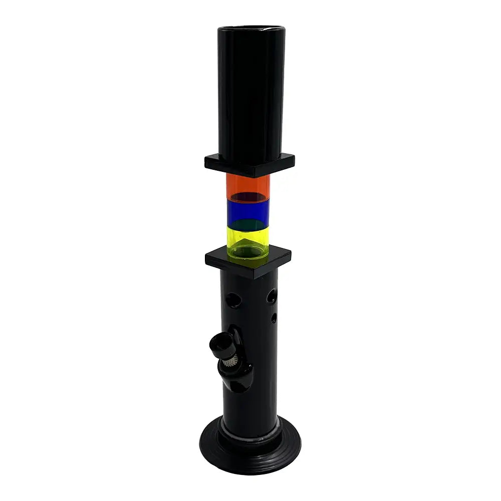 Acrylic Bong - Multi-coloured Insert - 14’’ - Random Color