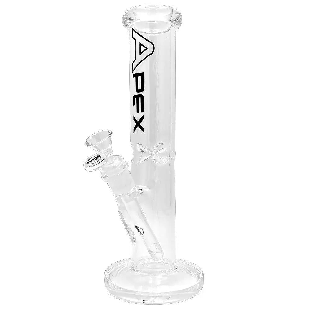 Apex - Glass Bong - Straight Tube - 12’’ - Clear