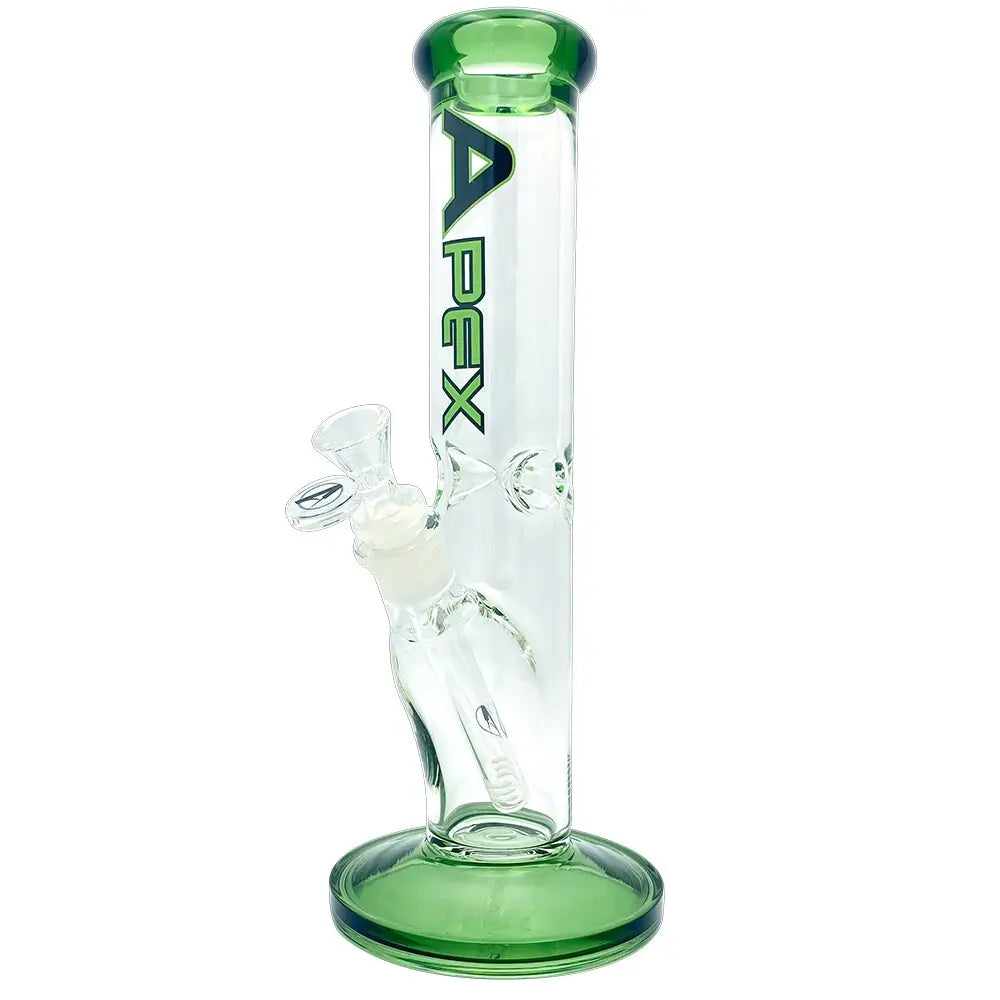 Apex - Glass Bong - Straight Tube - 12’’ - Green