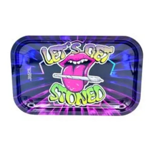 Arsenal - Lets Get Stoned Metal Rolling Tray - Medium