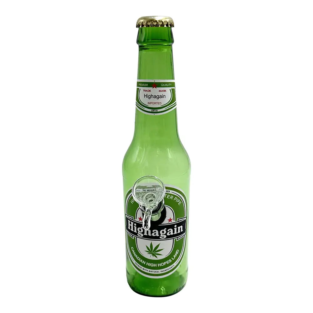 Beer Bottle Bong - Highagain - 9’’