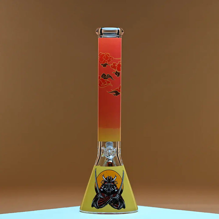 Castle Glassworks - Samurai Glass Beaker Bong - 16’’ - 9MM