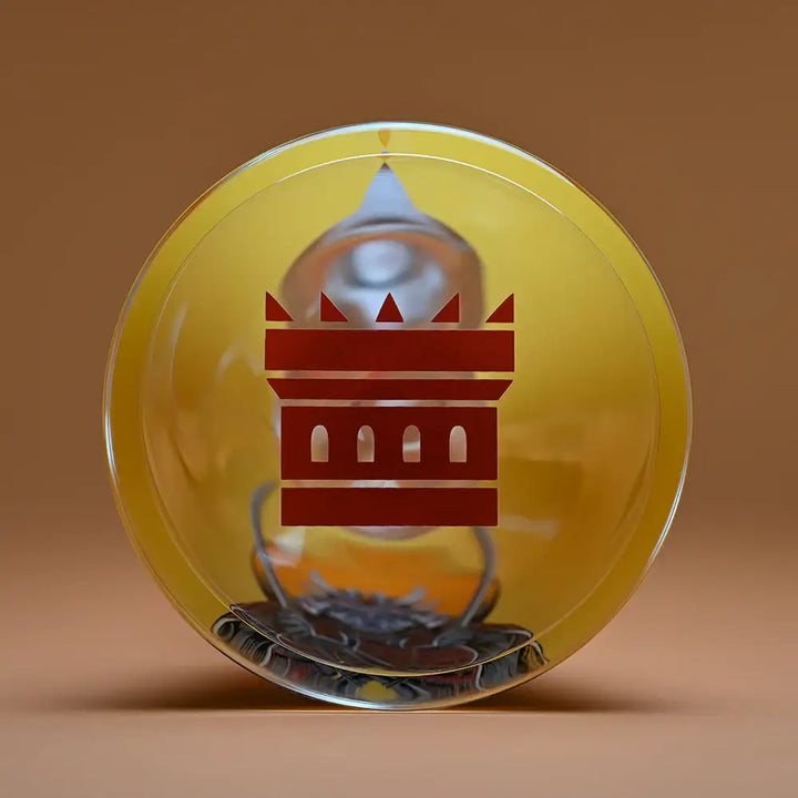 Castle Glassworks - Samurai Glass Beaker Bong - 16’’ - 9MM