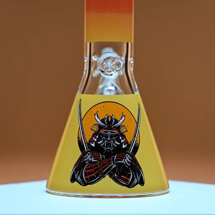 Castle Glassworks - Samurai Glass Beaker Bong - 16’’ - 9MM