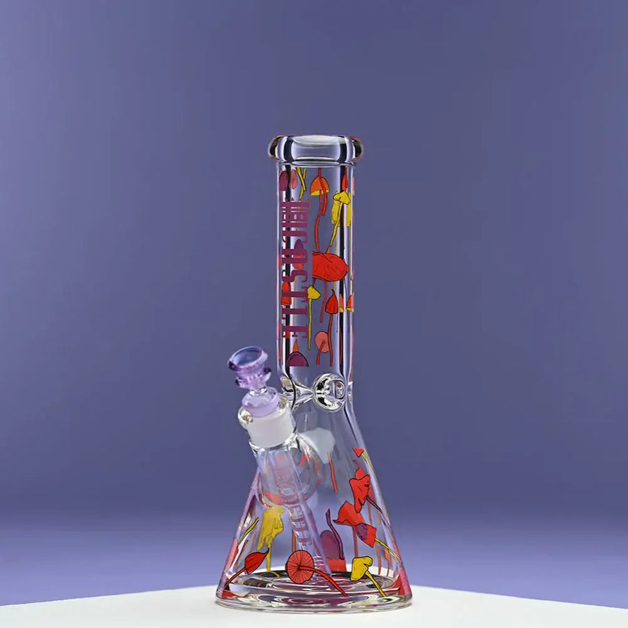 Castle Glassworks - Shroomie Glass Beaker Bong - 12’’ - 9MM