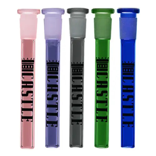 Castle Glassworks - Straight Glass Downstem - 5’’ - 14MM Male/19MM Female