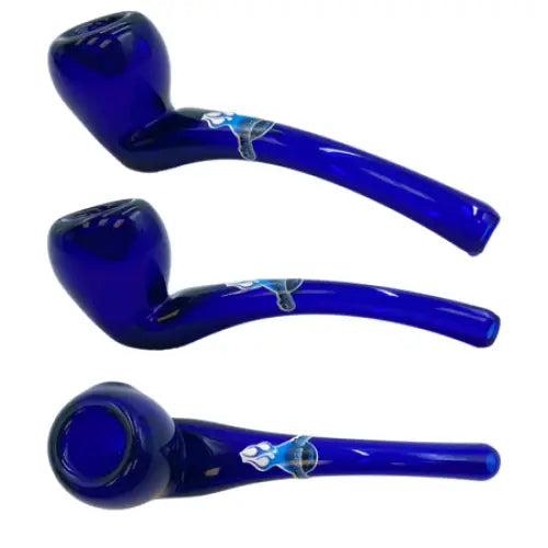 Chameleon Glass - Aragorn Briar Pipe - Blue