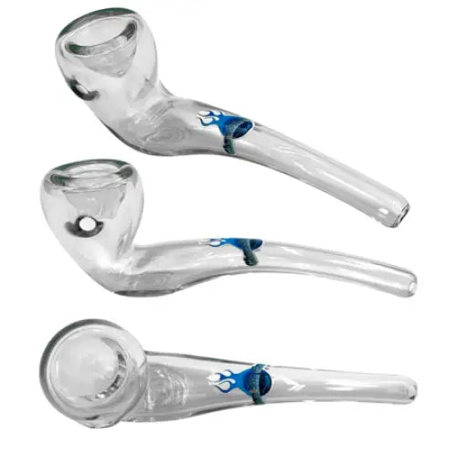 Chameleon Glass - Aragorn Briar Pipe - Clear