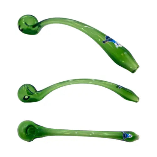 Chameleon Glass - Gandalf Glass Spoon Pipe - Emerald Green