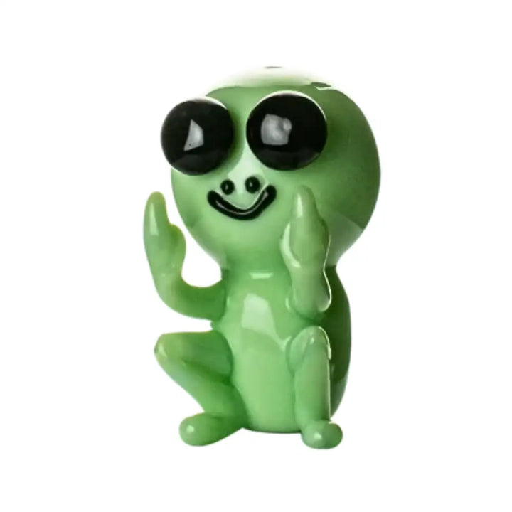 Cheech - Joker Hand Pipe - 3.5’’ - Green Alien