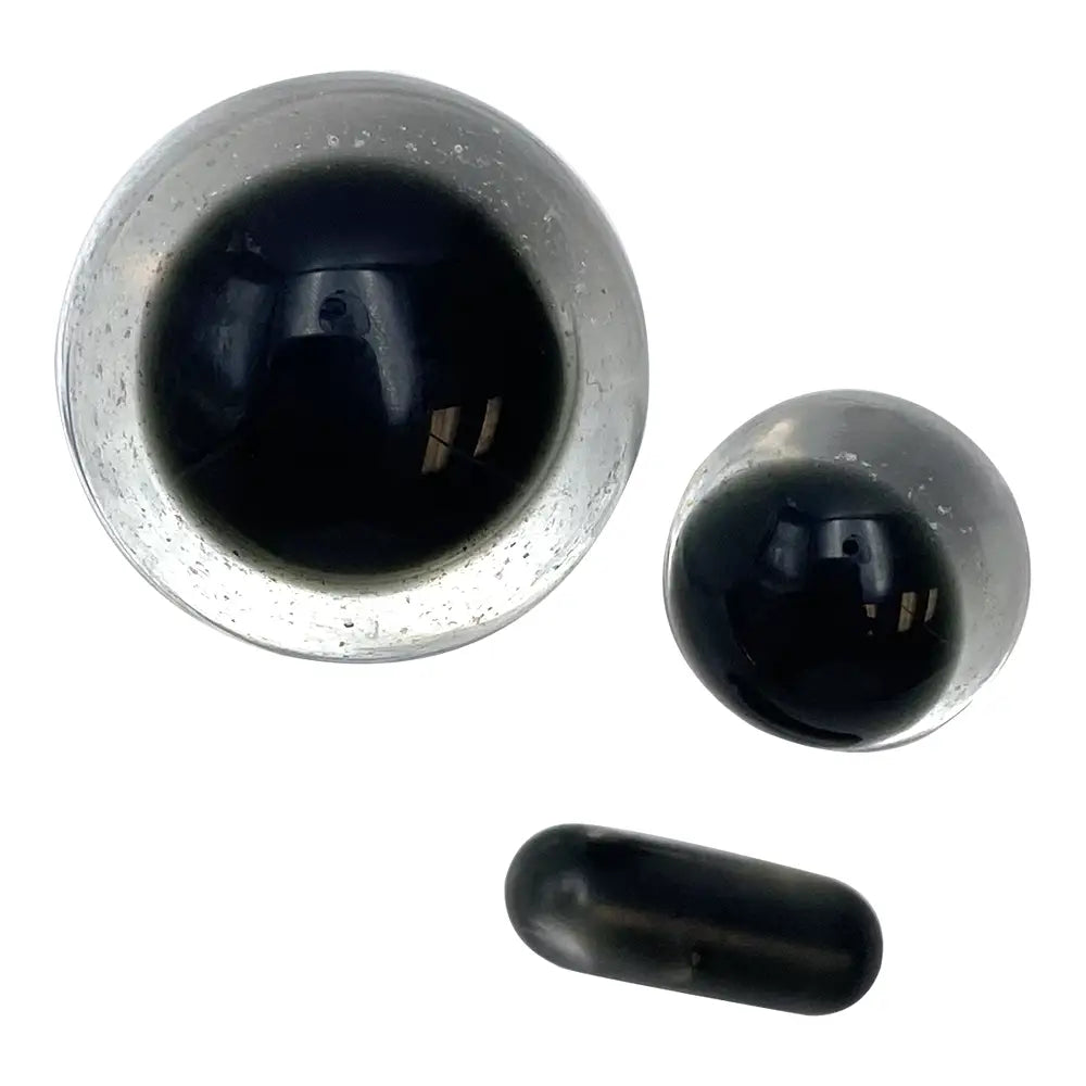 Dichroic Glass Terp Beads (set of 3)