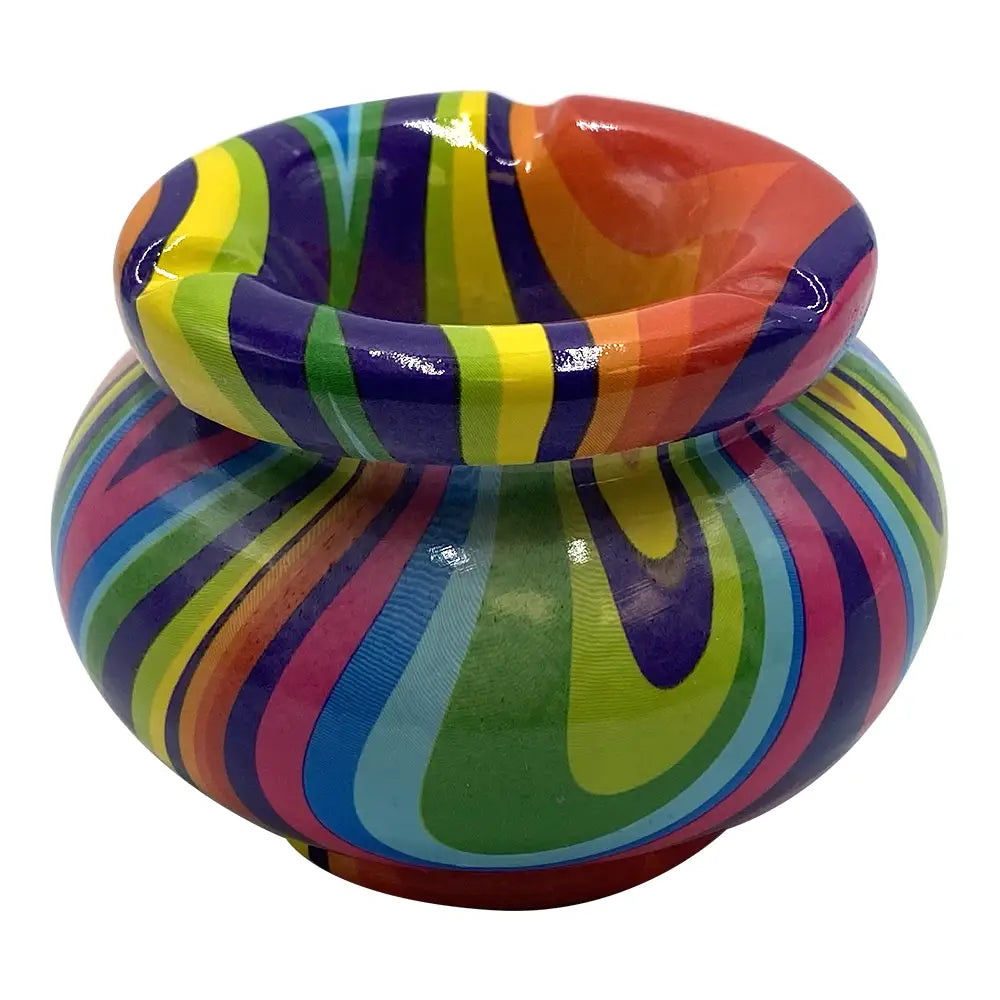 Fujima - Moroccan Style Ceramic Ashtray - Rainbow