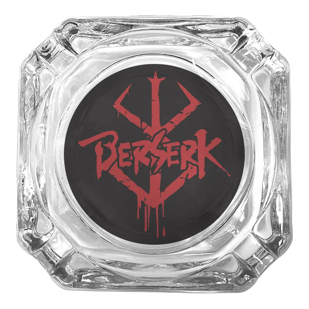 Glass Ashtray - Berserk Logo