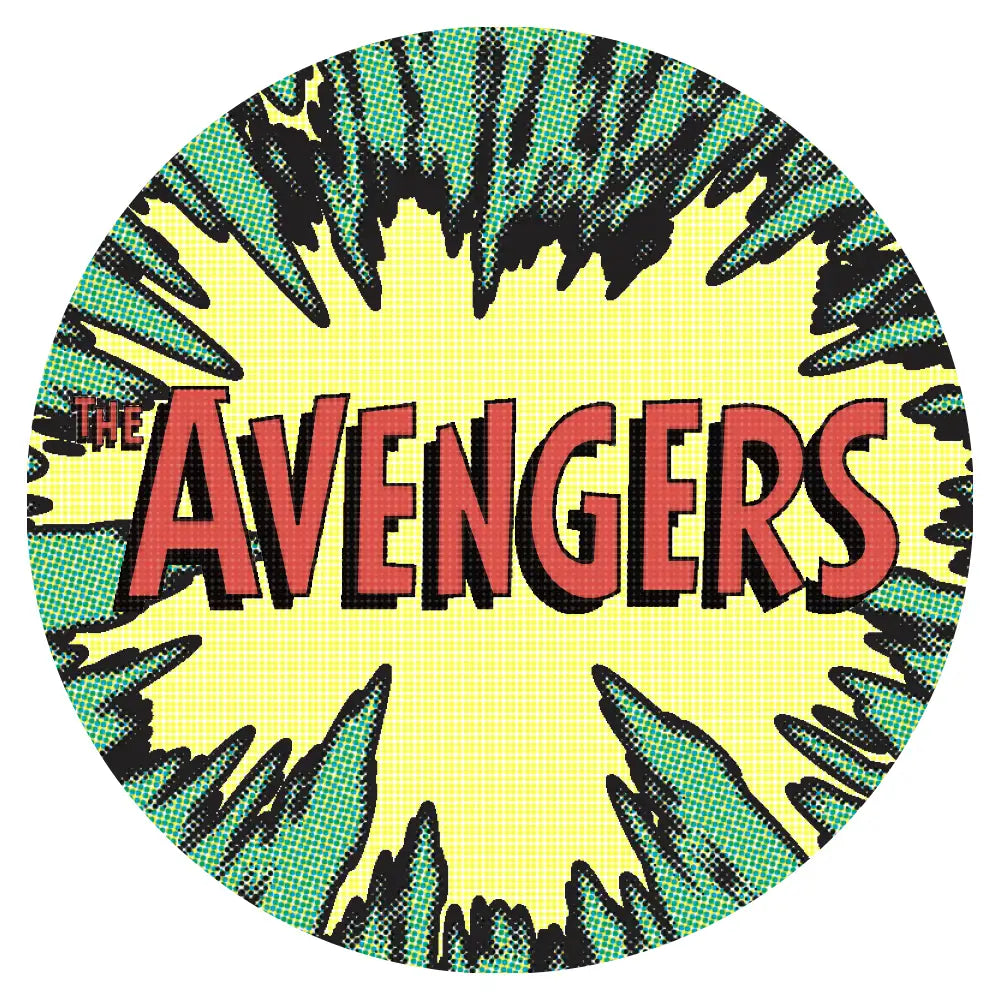 Glass Ashtray - Retro Avengers Logo