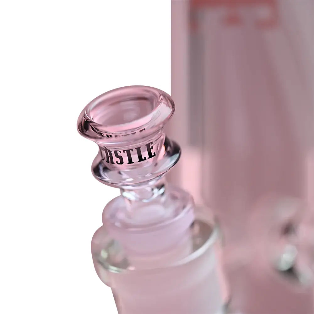 Glass Bong - Castle Glassworks - Zombie Cat - 16’’ - 7mm