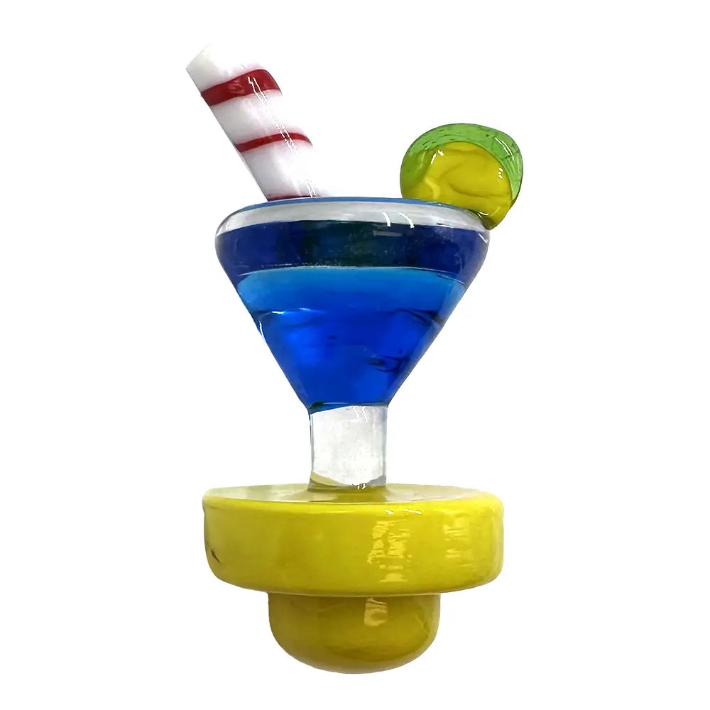 Glass Carb Cap - Martini Glass