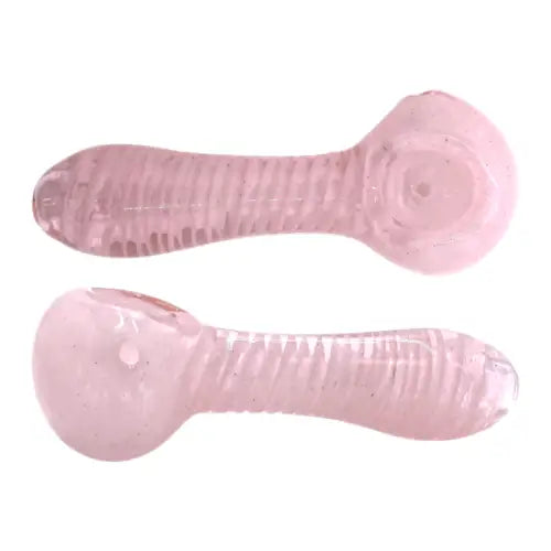 Glass Spoon Pipe - Inner Corkscrew - Random Color