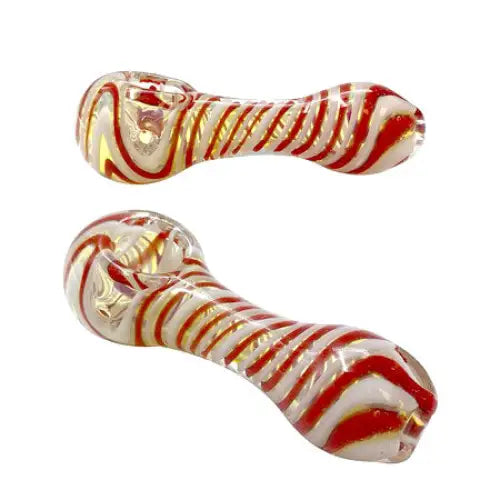 Glass Spoon Pipe - Swirls - Random Color