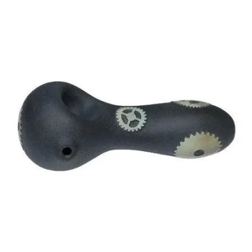 Glass Spoon Pipe - Wagon Wheel - 4’’