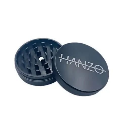 Hanzo - Metal Grinder - 2 Pieces - 63mm - Gunmetal