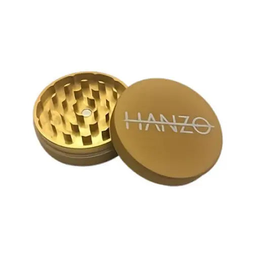 Hanzo - Metal Grinder - 2 Pieces - 63mm - Matte Gold