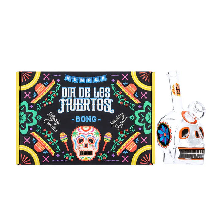Hemper - 6.1’’ Dia De Los Muertos Skull Glass Bong