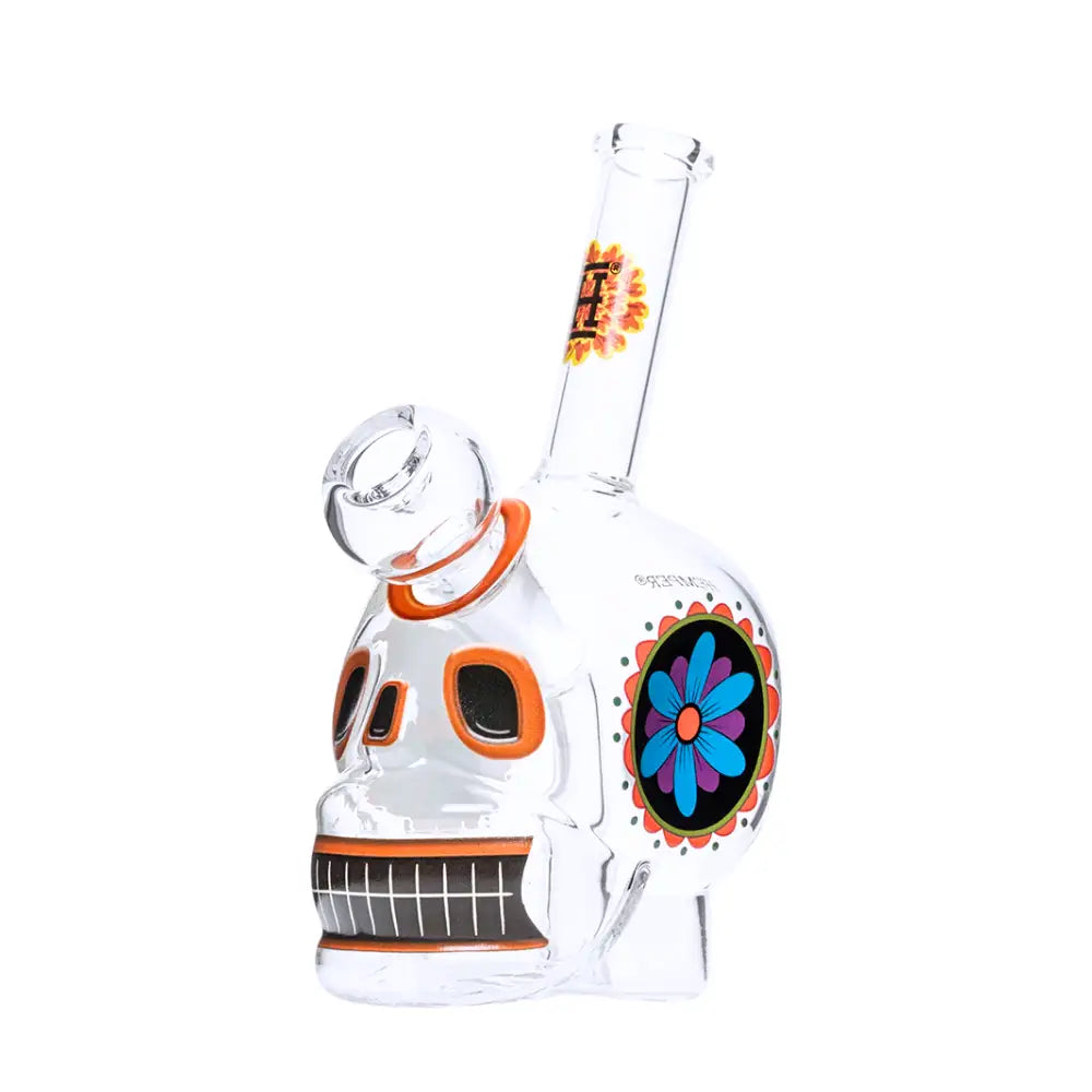 Hemper - 6.1’’ Dia De Los Muertos Skull Glass Bong