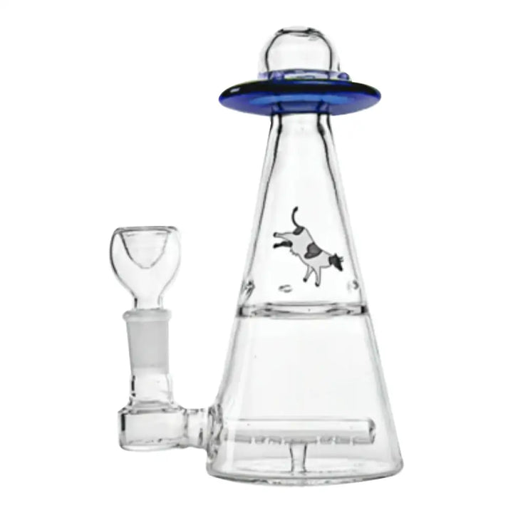 Hemper - UFO Glass Bong - 7’’ - Blue