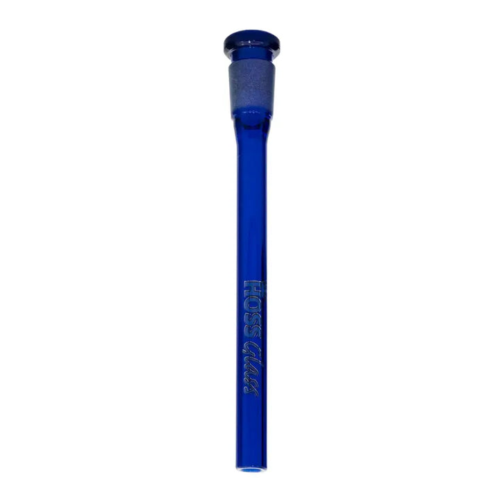 Hoss Glass 12cm Full Color Open-Ended Downstem - Blue