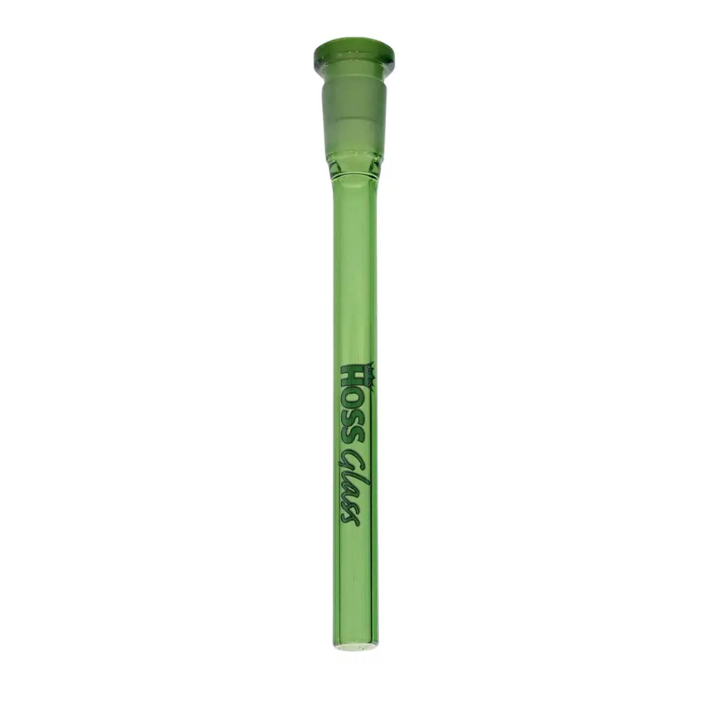 Hoss Glass 12cm Full Color Open-Ended Downstem - Green