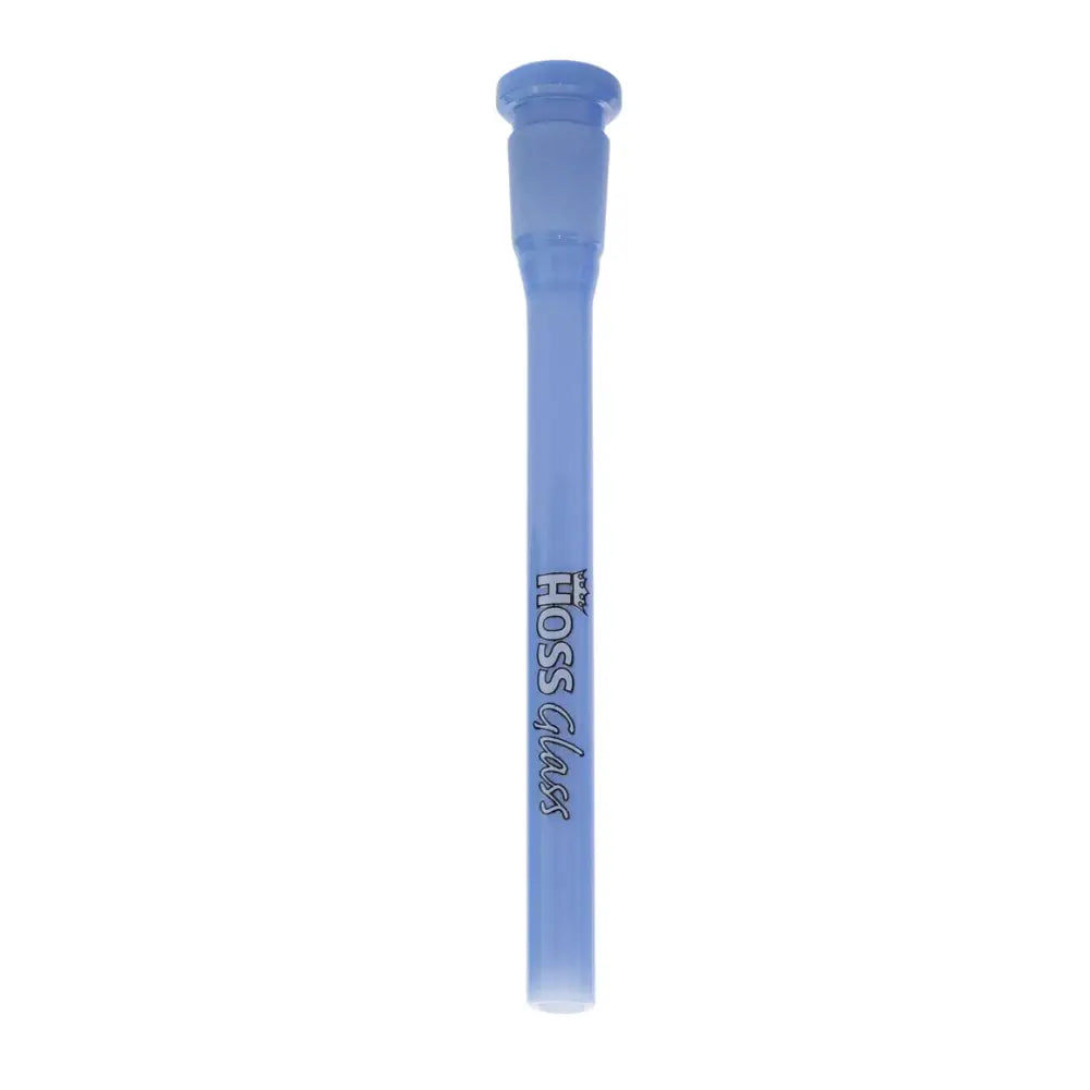 Hoss Glass 12cm Full Color Open-Ended Downstem - Milk Blue