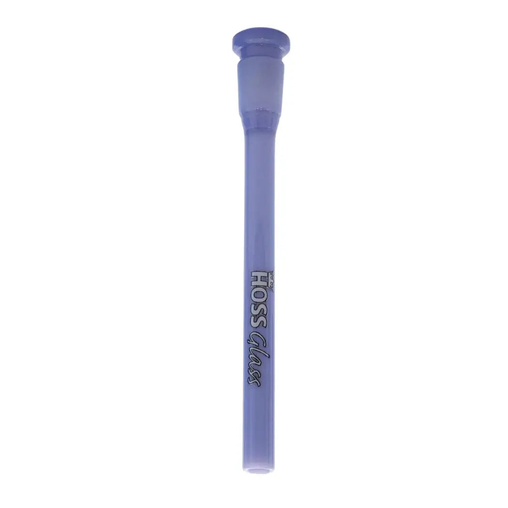 Hoss Glass 12cm Full Color Open-Ended Downstem - Milk Purple
