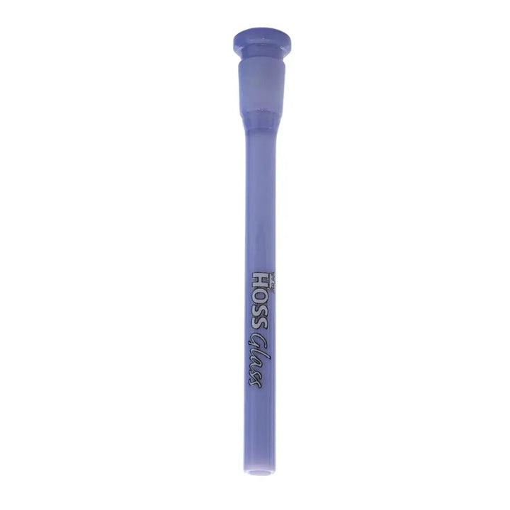 Hoss Glass 12cm Full Color Open-Ended Downstem - Milk Purple