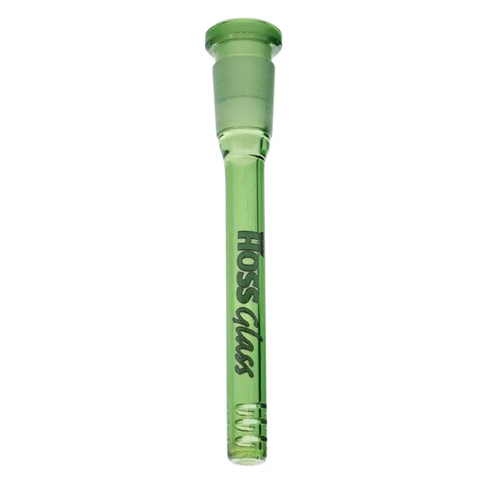 Hoss Glass 14cm Full Color Downstem Diffuser with Cuts - Green