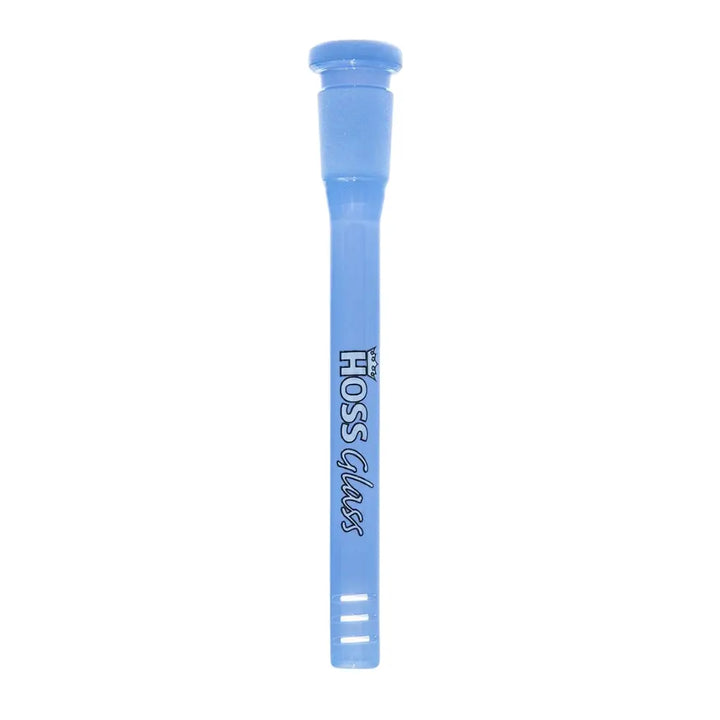 Hoss Glass 14cm Full Color Downstem Diffuser with Cuts - Milk Blue