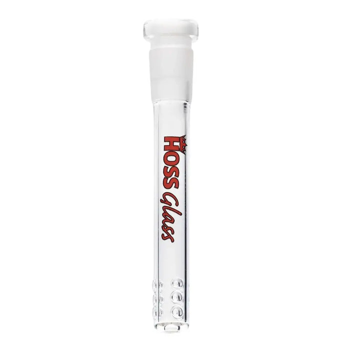 Hoss Glass Diffuser 10cm Downstem with Holes - Red
