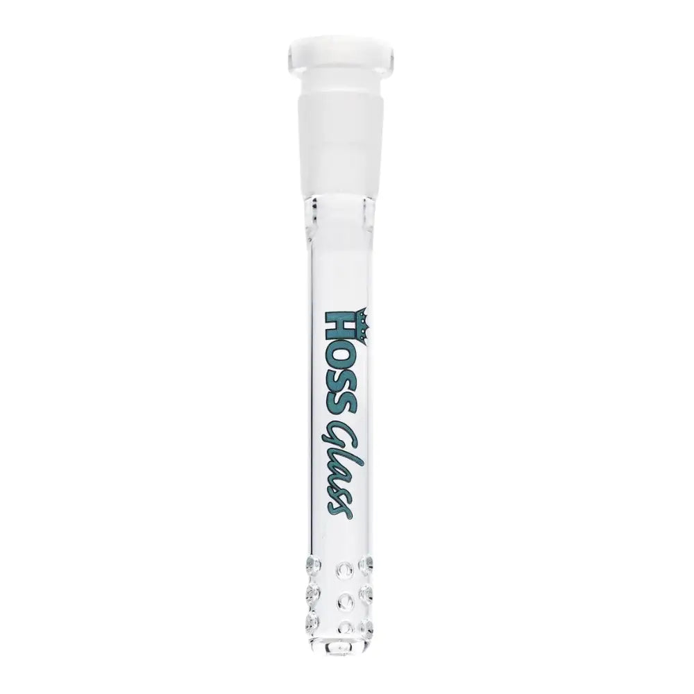 Hoss Glass Diffuser 12cm Downstem with Holes - Light Blue